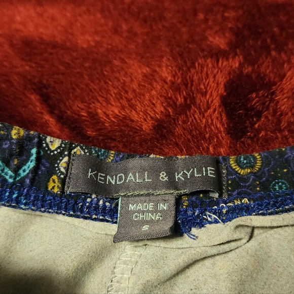 (Women's S) Kendall & Kylie Palazzo Floral Bell Bottom Patterned Booty Pants - Picture 5 of 6